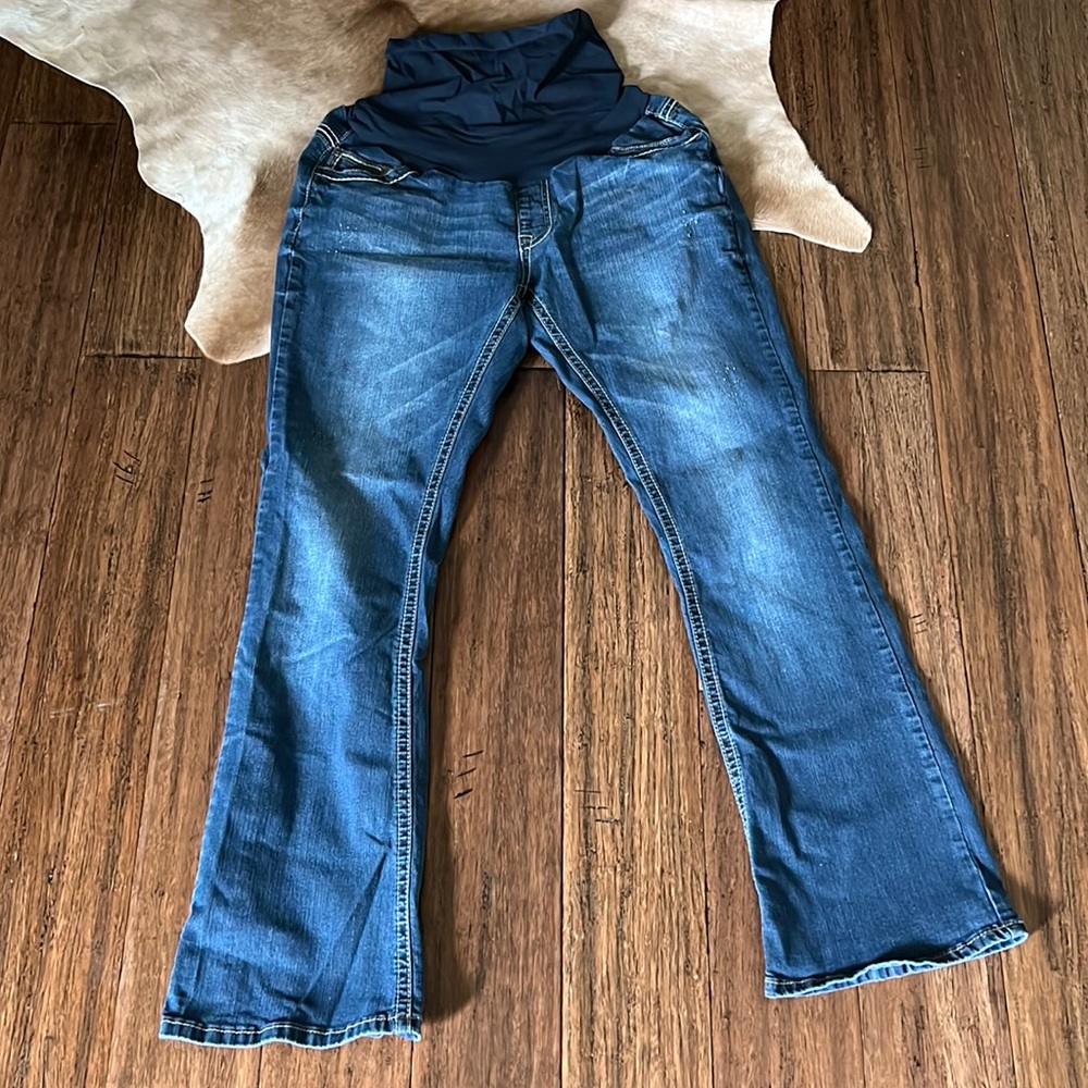 Full Panel Maternity Bootcut Jeans - Size Large